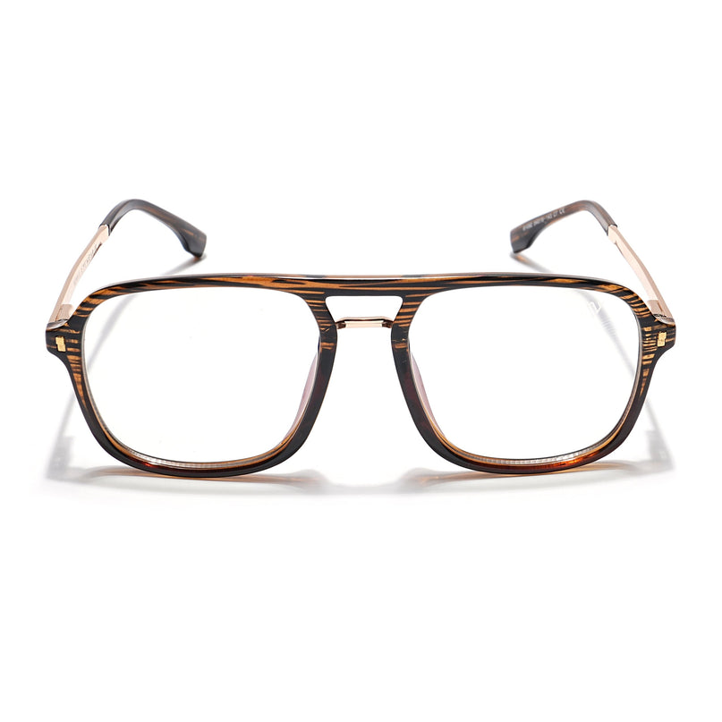 Voyage Veloura Select Black & Wine Wayfarer Eyeglasses for Men & Women - SLMG6191-C5