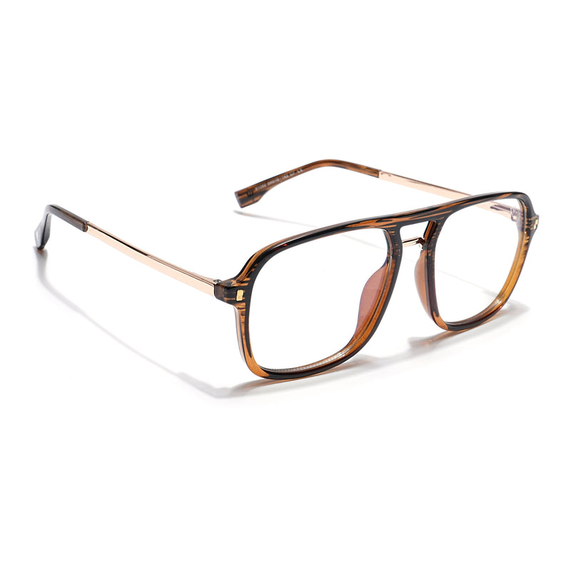 Voyage Veloura Select Black & Wine Wayfarer Eyeglasses for Men & Women - SLMG6191-C5