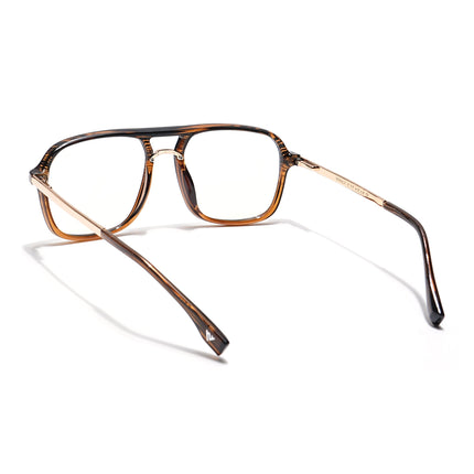 Voyage Veloura Select Black & Wine Wayfarer Eyeglasses for Men & Women - SLMG6191-C5
