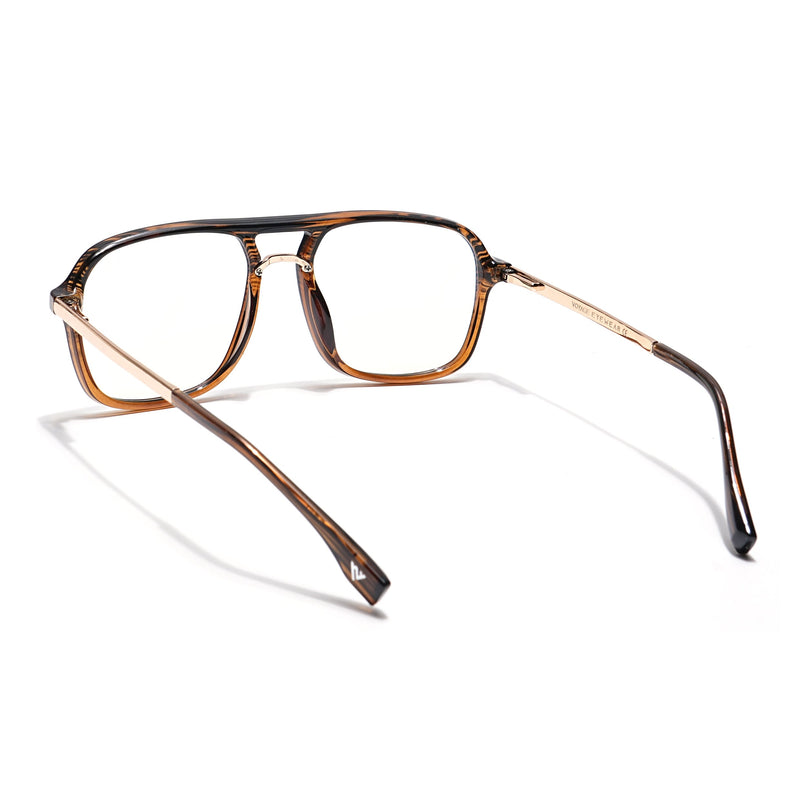 Voyage Veloura Select Black & Wine Wayfarer Eyeglasses for Men & Women - SLMG6191-C5