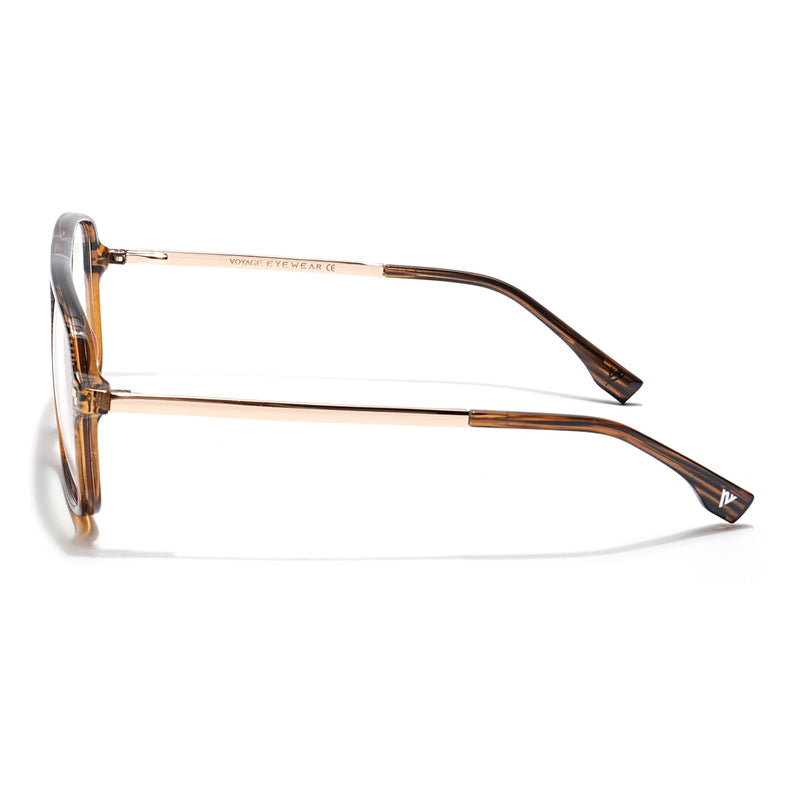 Voyage Veloura Select Black & Wine Wayfarer Eyeglasses for Men & Women - SLMG6191-C5