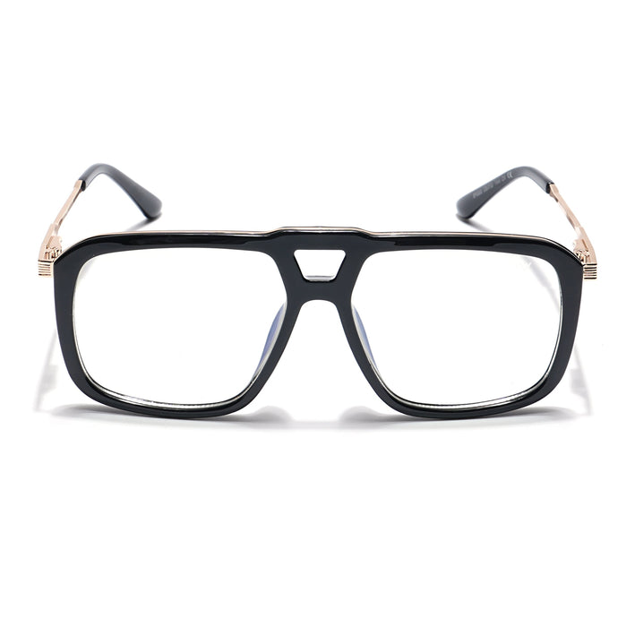 Voyage Veloura Select Shine Black Wayfarer Eyeglasses for Men & Women - SLMG6193-C1