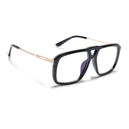 Voyage Veloura Select Shine Black Wayfarer Eyeglasses for Men & Women - SLMG6193-C1