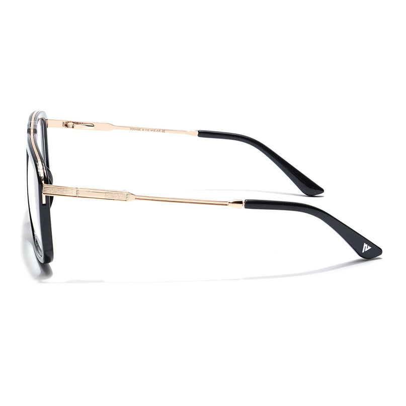 Voyage Veloura Select Shine Black Wayfarer Eyeglasses for Men & Women - SLMG6193-C1