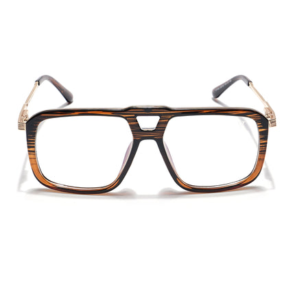 Voyage Veloura Select Black & Wine Wayfarer Eyeglasses for Men & Women - SLMG6195-C3