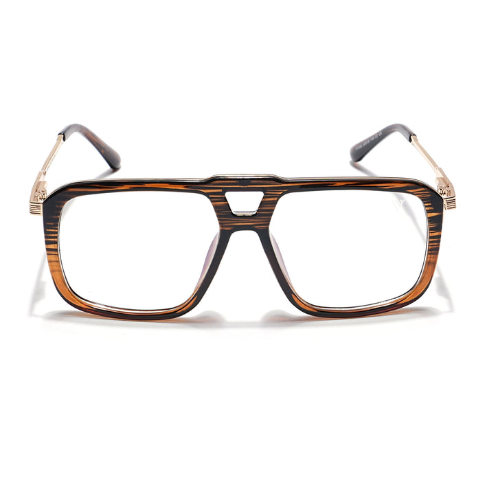 Voyage Veloura Select Black & Wine Wayfarer Eyeglasses for Men & Women - SLMG6195-C3