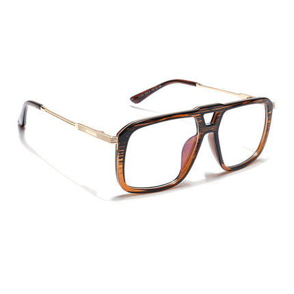 Voyage Veloura Select Black & Wine Wayfarer Eyeglasses for Men & Women - SLMG6195-C3