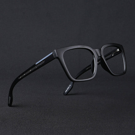 Voyage Lumina Black Wayfarer Eyeglasses for Men & Women - MG5391-C1