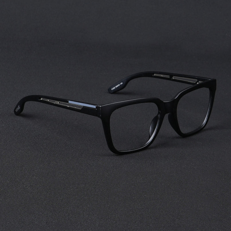 Voyage Lumina Black Wayfarer Eyeglasses for Men & Women - MG5391-C1