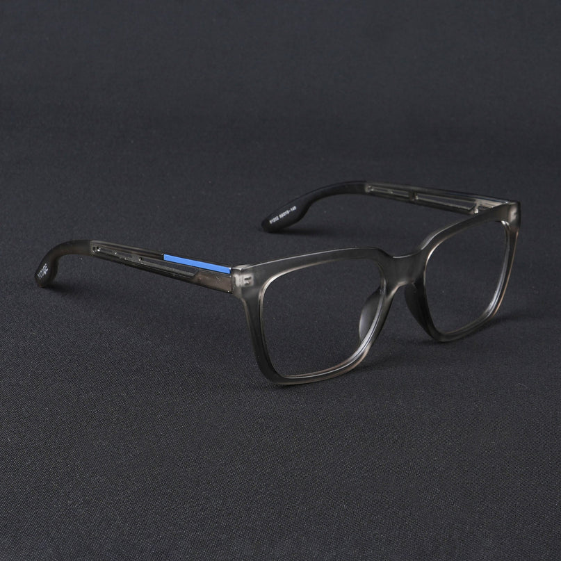Voyage Lumina Grey Wayfarer Eyeglasses for Men & Women - MG5392-C2