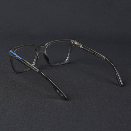 Voyage Lumina Grey Wayfarer Eyeglasses for Men & Women - MG5392-C2