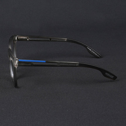 Voyage Lumina Grey Wayfarer Eyeglasses for Men & Women - MG5392-C2