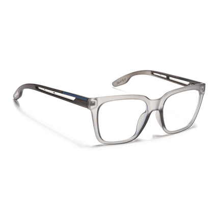 Voyage Lumina Grey Wayfarer Eyeglasses for Men & Women - MG5392-C2