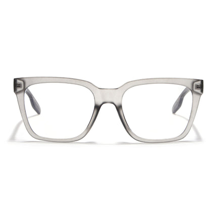 Voyage Lumina Grey Wayfarer Eyeglasses for Men & Women - MG5392-C2