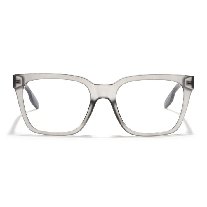 Voyage Lumina Grey Wayfarer Eyeglasses for Men & Women - MG5392-C2