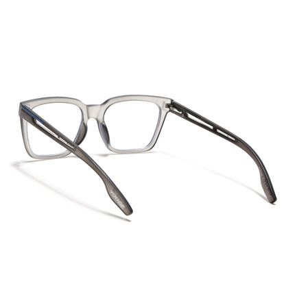Voyage Lumina Grey Wayfarer Eyeglasses for Men & Women - MG5392-C2