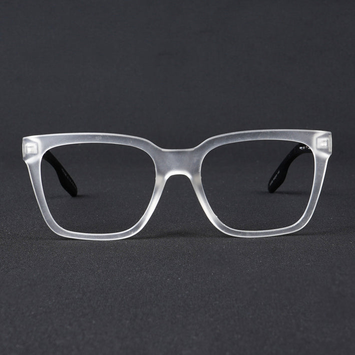 Voyage Lumina Matt Transparent Wayfarer Eyeglasses for Men & Women - MG5393-C3