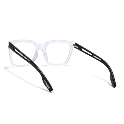 Voyage Lumina Matt Transparent Wayfarer Eyeglasses for Men & Women - MG5393-C3