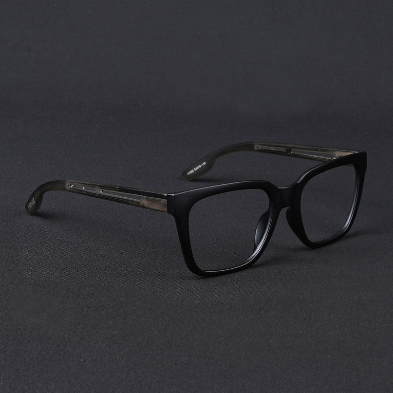 Voyage Lumina Black Wayfarer Eyeglasses for Men & Women - MG5394-C4
