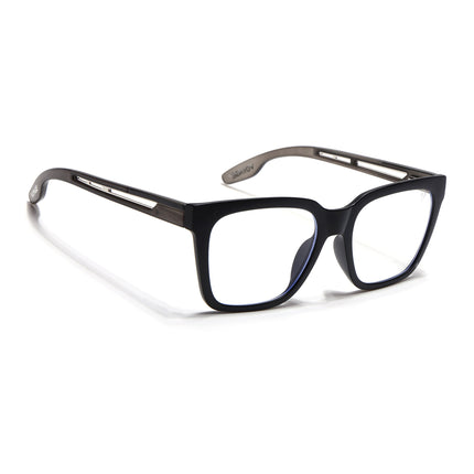 Voyage Lumina Black Wayfarer Eyeglasses for Men & Women - MG5394-C4