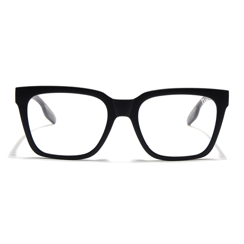 Voyage Lumina Black Wayfarer Eyeglasses for Men & Women - MG5394-C4