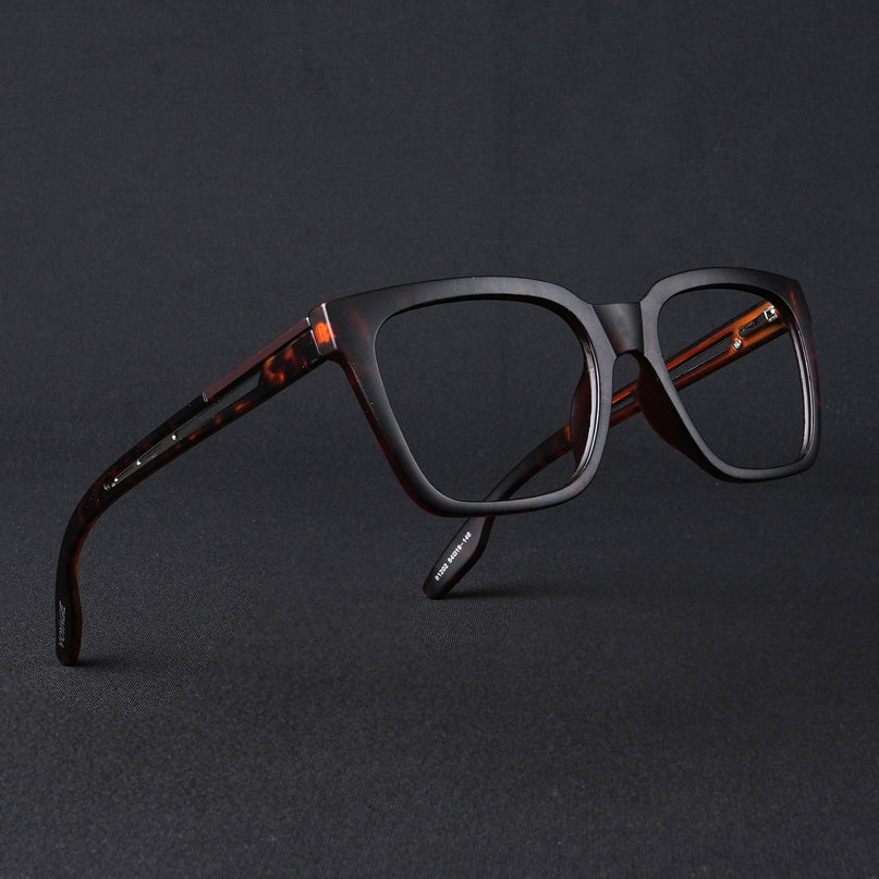 Voyage Lumina Demi Brown Wayfarer Eyeglasses for Men & Women - MG5395-C5