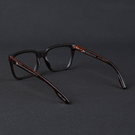 Voyage Lumina Demi Brown Wayfarer Eyeglasses for Men & Women - MG5395-C5
