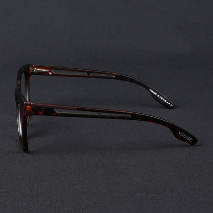 Voyage Lumina Demi Brown Wayfarer Eyeglasses for Men & Women - MG5395-C5