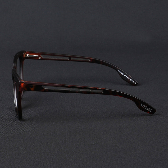 Voyage Lumina Demi Brown Wayfarer Eyeglasses for Men & Women - MG5395-C5