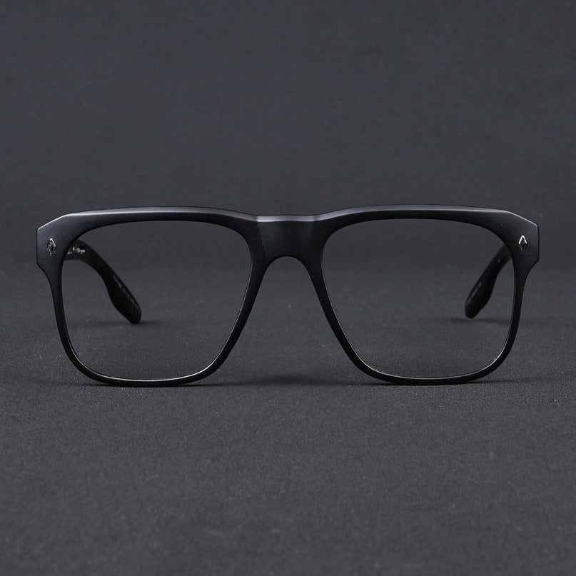 Voyage Lumina Black Wayfarer Eyeglasses for Men & Women - MG5396-C1
