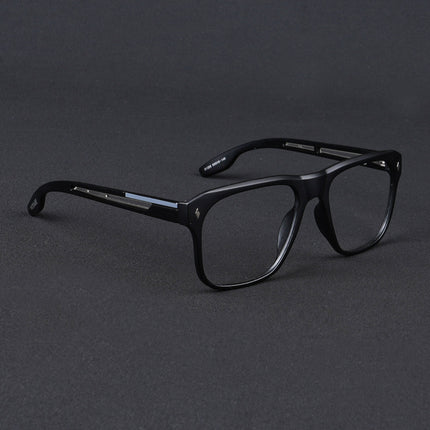 Voyage Lumina Black Wayfarer Eyeglasses for Men & Women - MG5396-C1