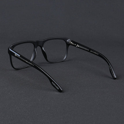Voyage Lumina Black Wayfarer Eyeglasses for Men & Women - MG5396-C1