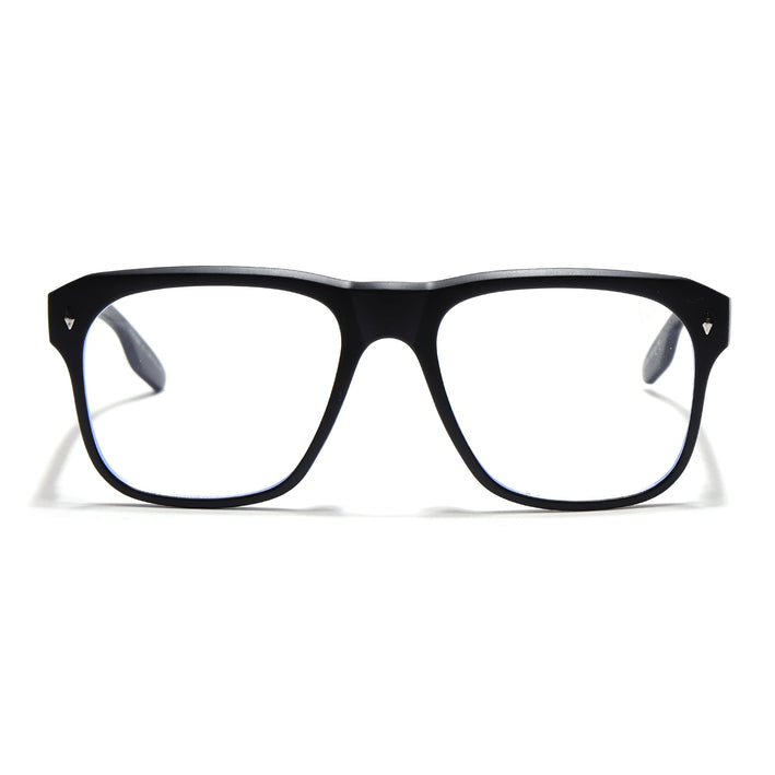 Voyage Lumina Black Wayfarer Eyeglasses for Men & Women - MG5396-C1