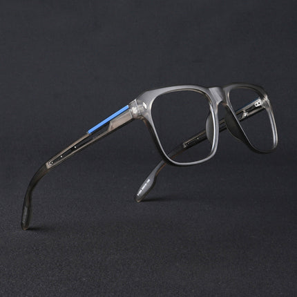 Voyage Lumina Grey Wayfarer Eyeglasses for Men & Women - MG5397-C2