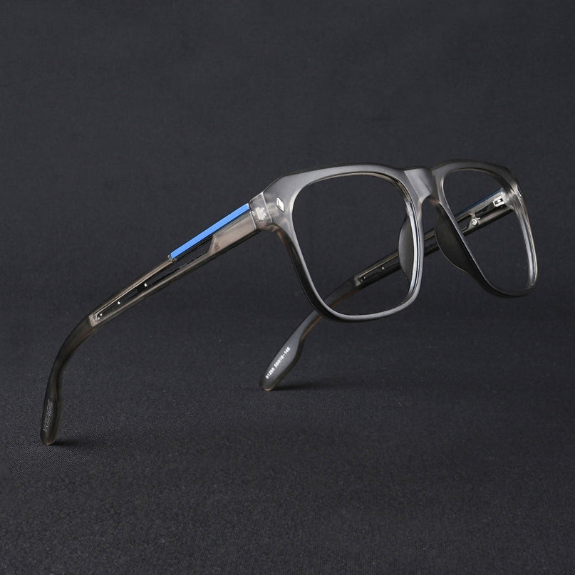 Voyage Lumina Grey Wayfarer Eyeglasses for Men & Women - MG5397-C2