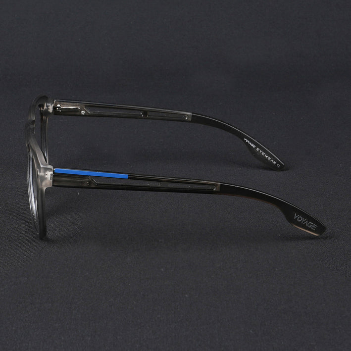 Voyage Lumina Grey Wayfarer Eyeglasses for Men & Women - MG5397-C2