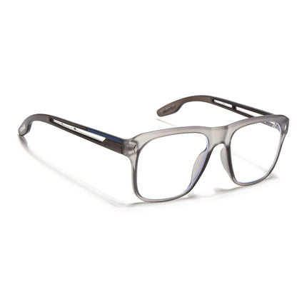 Voyage Lumina Grey Wayfarer Eyeglasses for Men & Women - MG5397-C2