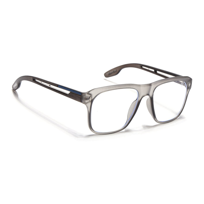 Voyage Lumina Grey Wayfarer Eyeglasses for Men & Women - MG5397-C2