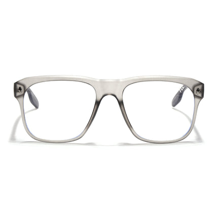 Voyage Lumina Grey Wayfarer Eyeglasses for Men & Women - MG5397-C2