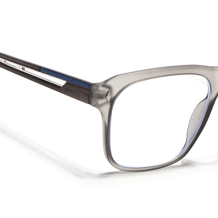 Voyage Lumina Grey Wayfarer Eyeglasses for Men & Women - MG5397-C2