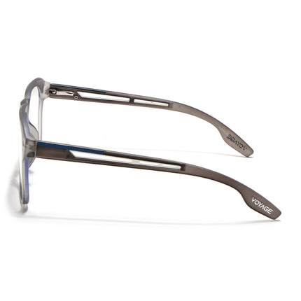 Voyage Lumina Grey Wayfarer Eyeglasses for Men & Women - MG5397-C2