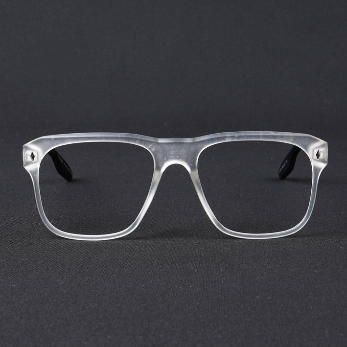 Voyage Lumina Matt Transparent Wayfarer Eyeglasses for Men & Women - MG5398-C3