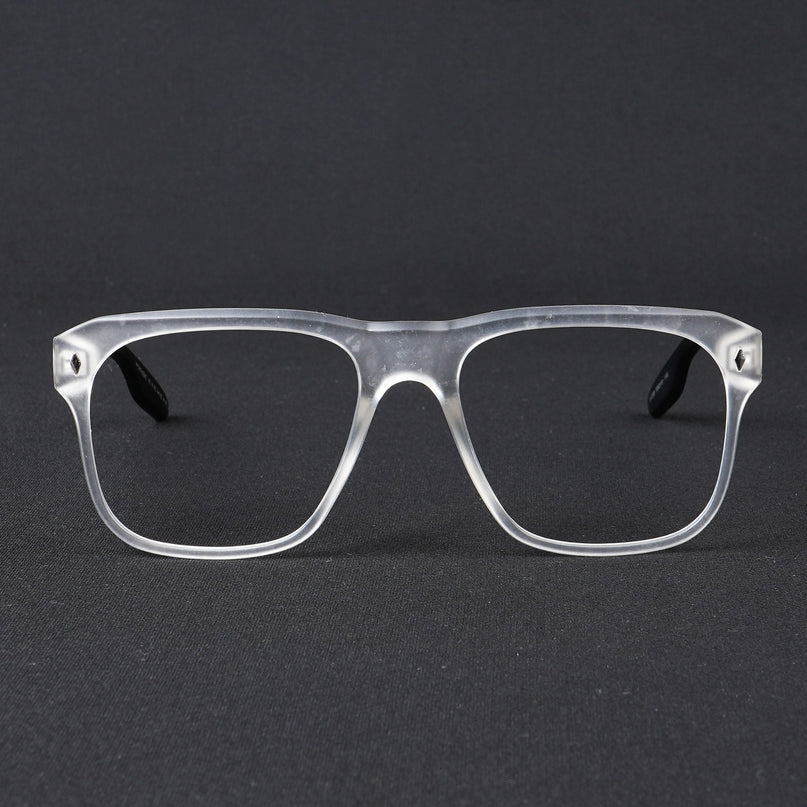 Voyage Lumina Matt Transparent Wayfarer Eyeglasses for Men & Women - MG5398-C3