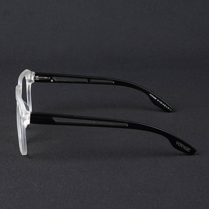 Voyage Lumina Matt Transparent Wayfarer Eyeglasses for Men & Women - MG5398-C3