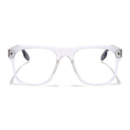 Voyage Lumina Matt Transparent Wayfarer Eyeglasses for Men & Women - MG5398-C3