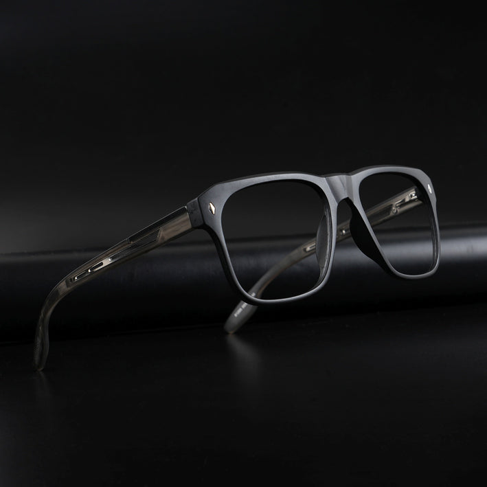 Voyage Lumina Black Wayfarer Eyeglasses for Men & Women - MG5399-C4