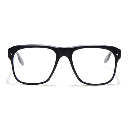 Voyage Lumina Black Wayfarer Eyeglasses for Men & Women - MG5399-C4