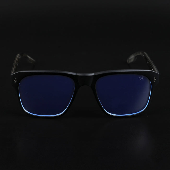 Voyage Lumina Black Wayfarer Eyeglasses for Men & Women - MG5399-C4