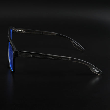 Voyage Lumina Black Wayfarer Eyeglasses for Men & Women - MG5399-C4