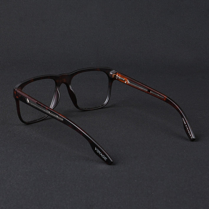 Voyage Lumina Demi Brown Wayfarer Eyeglasses for Men & Women - MG5400-C5